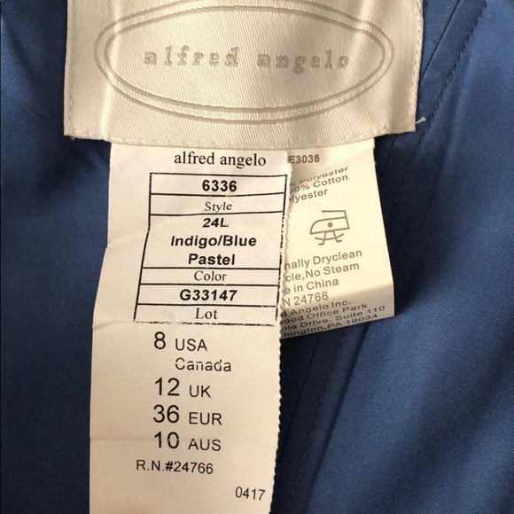 Alfred Angelo two piece bridesmaid dress. - Picture 6 of 6